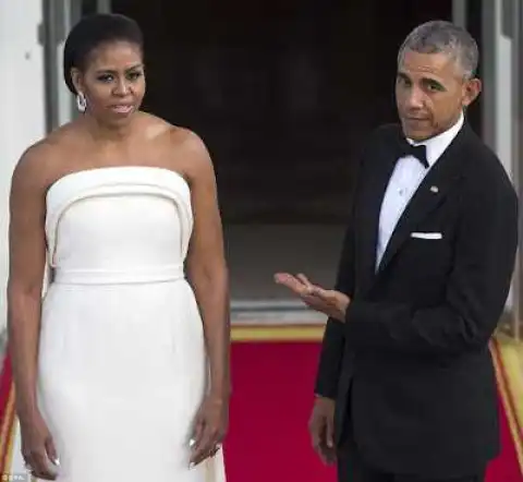 Photos: Barrack Obama's Wife, Michelle Obama Stuns At The White House State Dinner